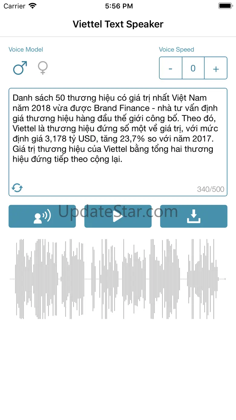 Viettel Text Speaker 1.0.1