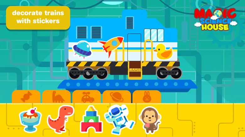 Kids Train Game:Design Drive 1.5