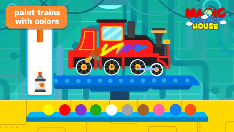 Kids Train Game:Design Drive 1.5