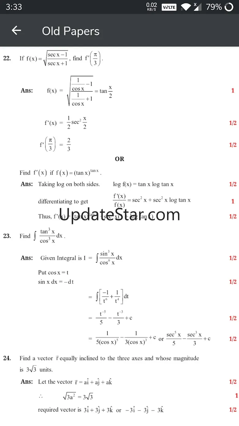 Class 12 Maths Solution Notes 2.81