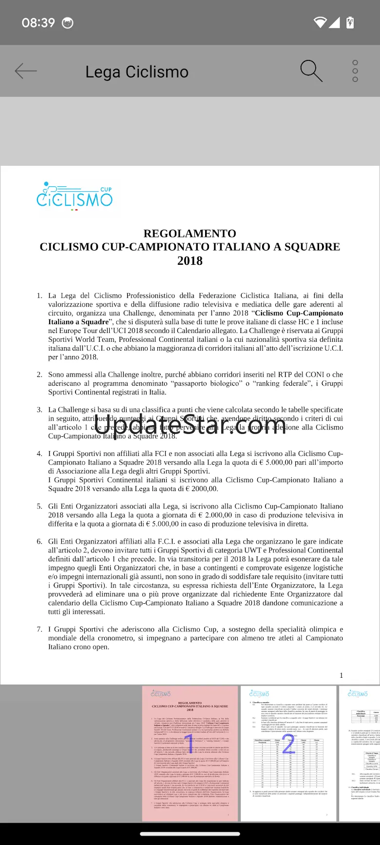 Lega Ciclismo Professionistico 1.4.2