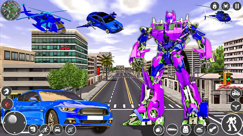 Real Robot Car Transform Games 1.13