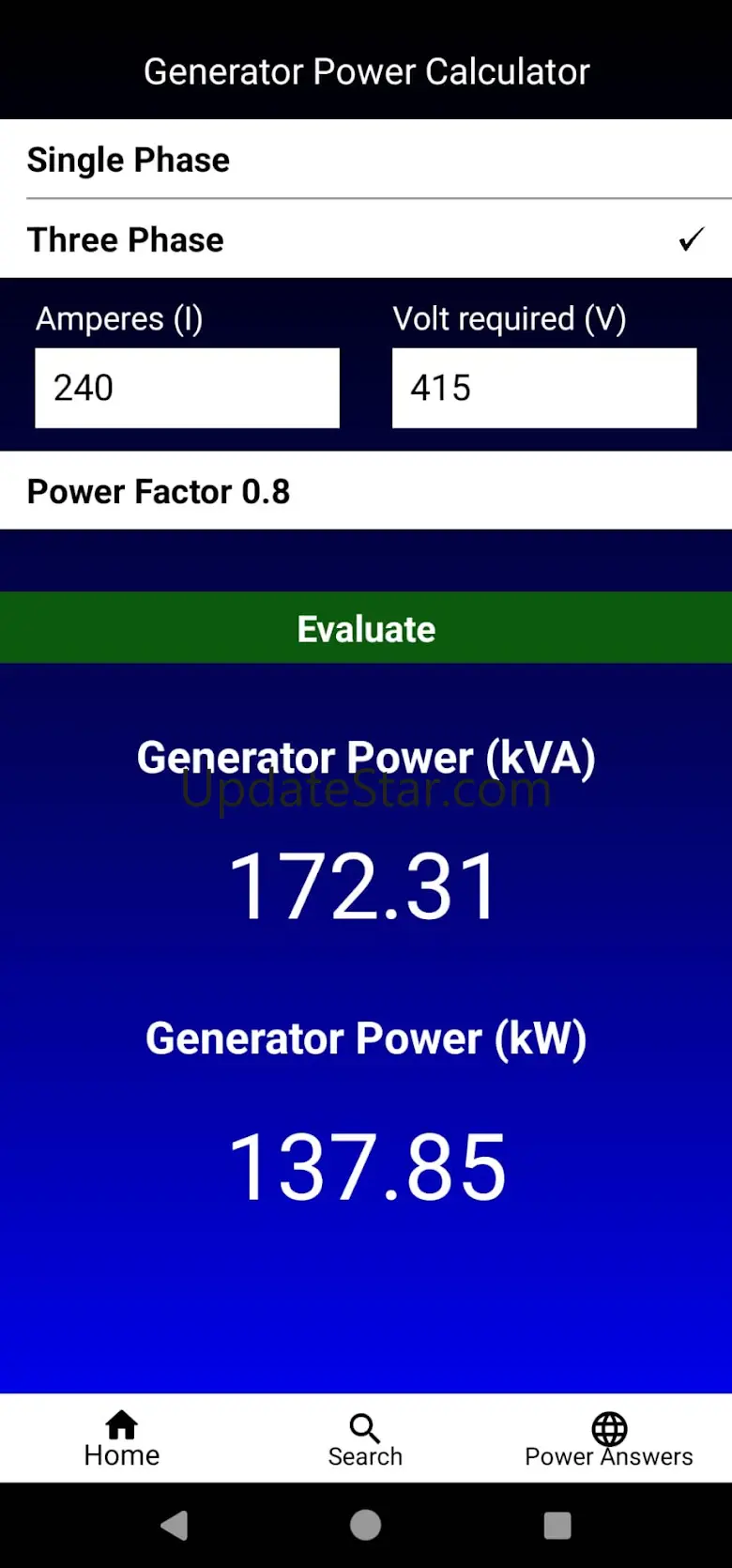 POWER Calculator 2.0.0