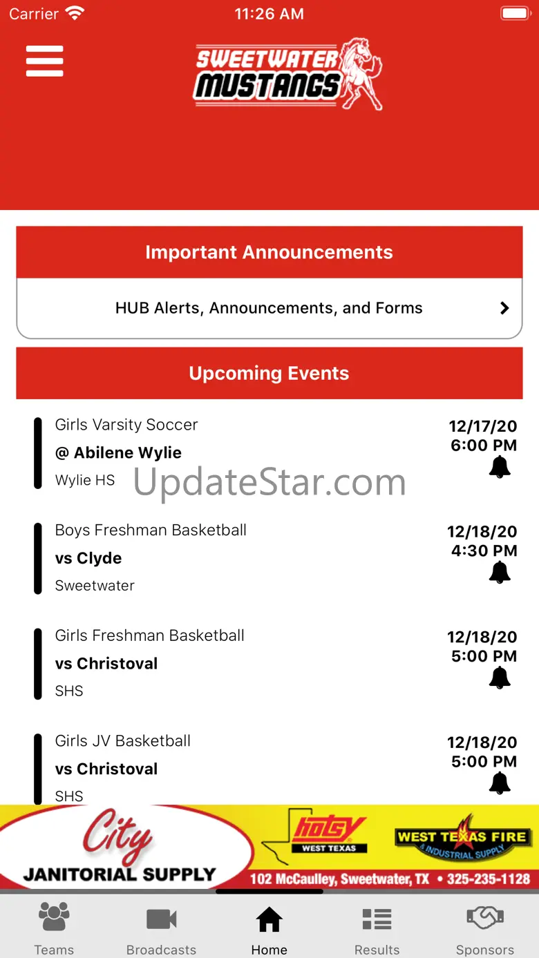 Sweetwater Mustangs Athletics 2.3.0
