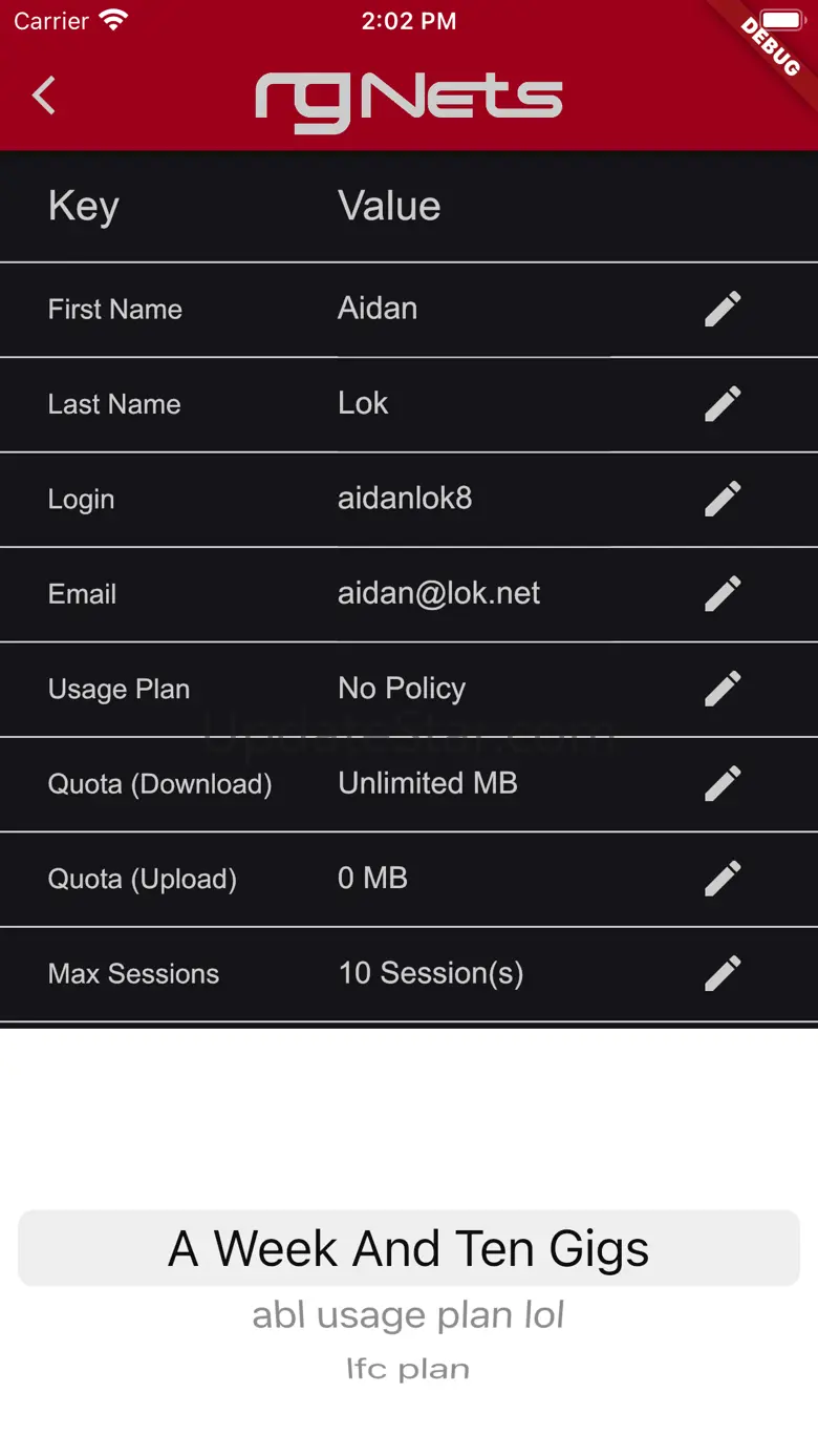 rXg Account Group Editor 2.0.2