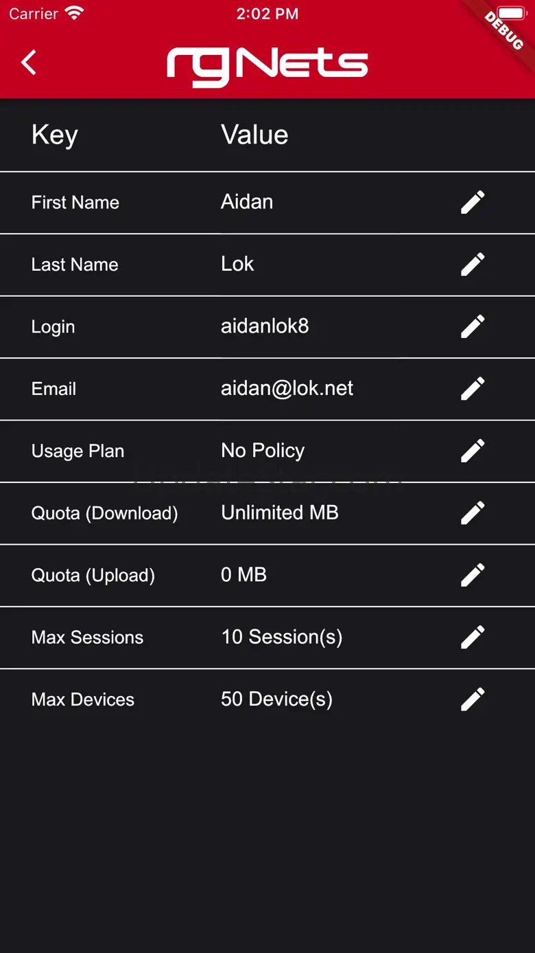 rXg Account Group Editor 2.0.2
