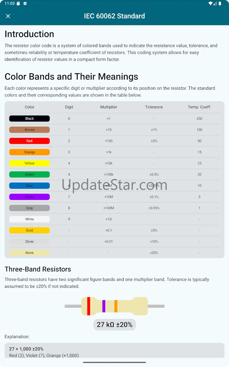 Resistor Color Code Calculator