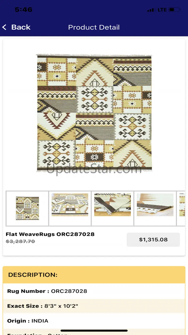 ORC Rugs iOS App 1.1
