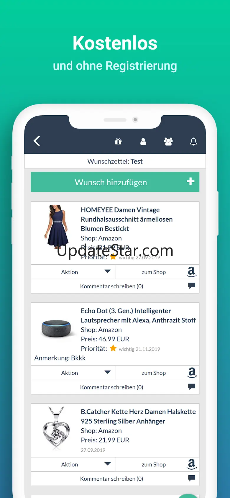 Mein Online Wunschzettel 1.1.96