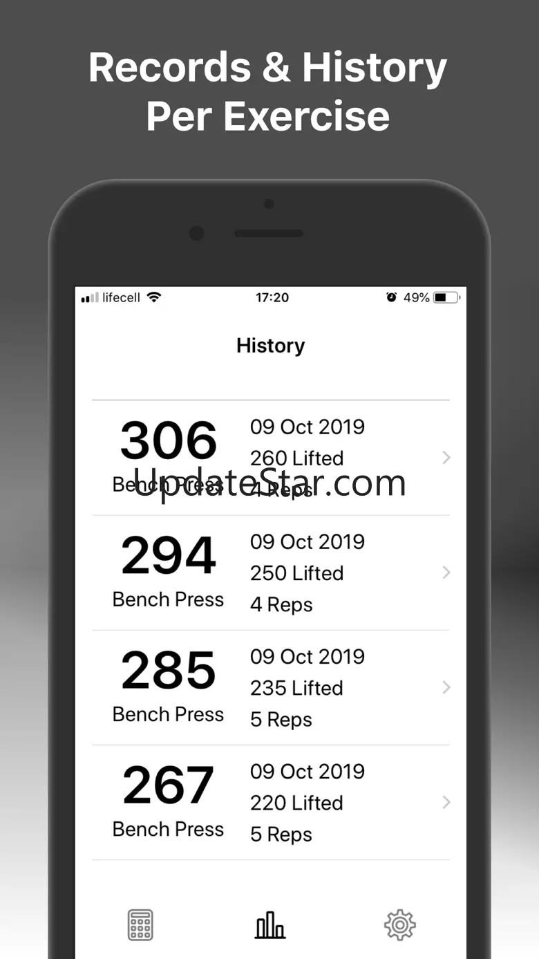1RM Weight Lifting Rep Max 1.1.4