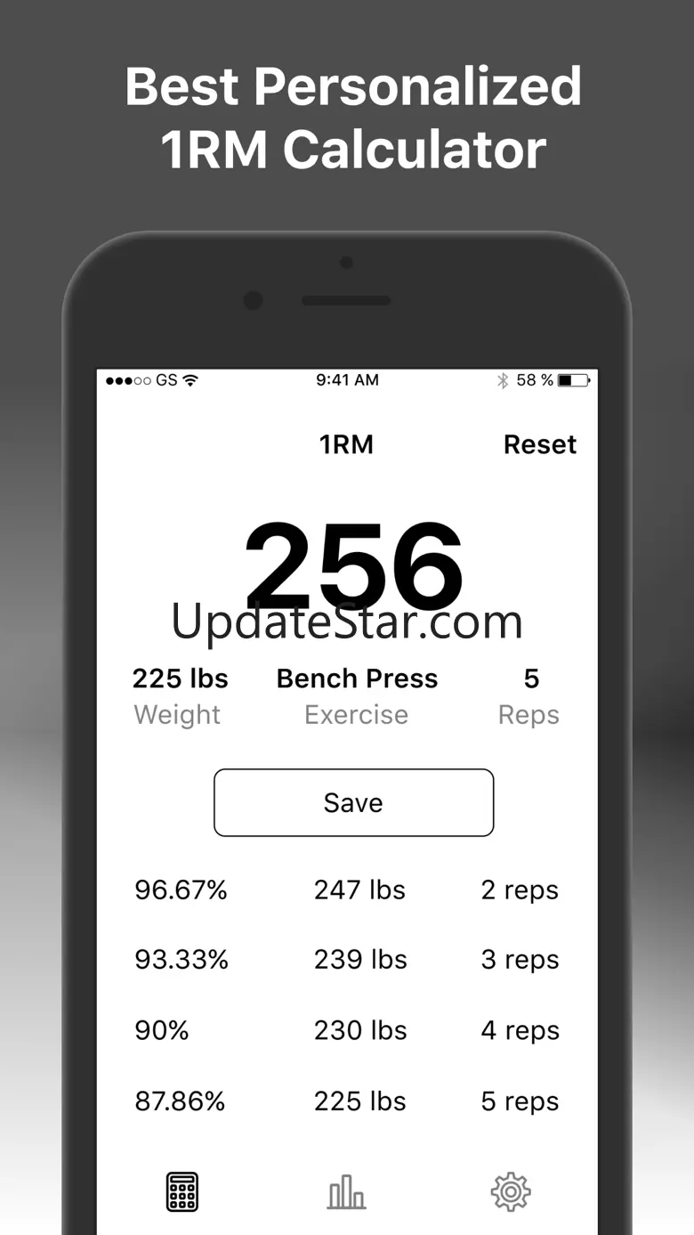 1RM Weight Lifting Rep Max 1.1.4