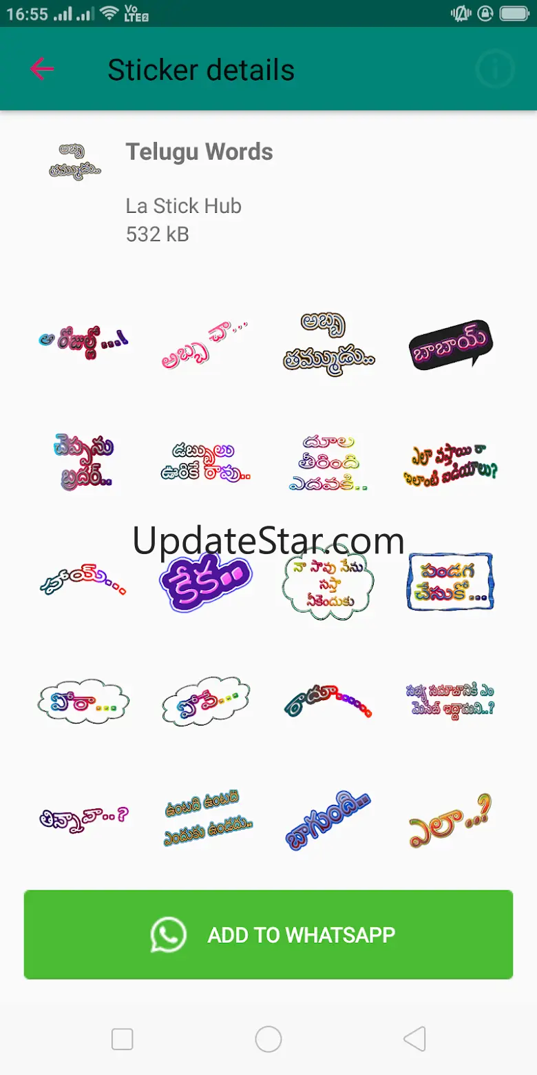 WA Telugu Funny Stickers 1.2