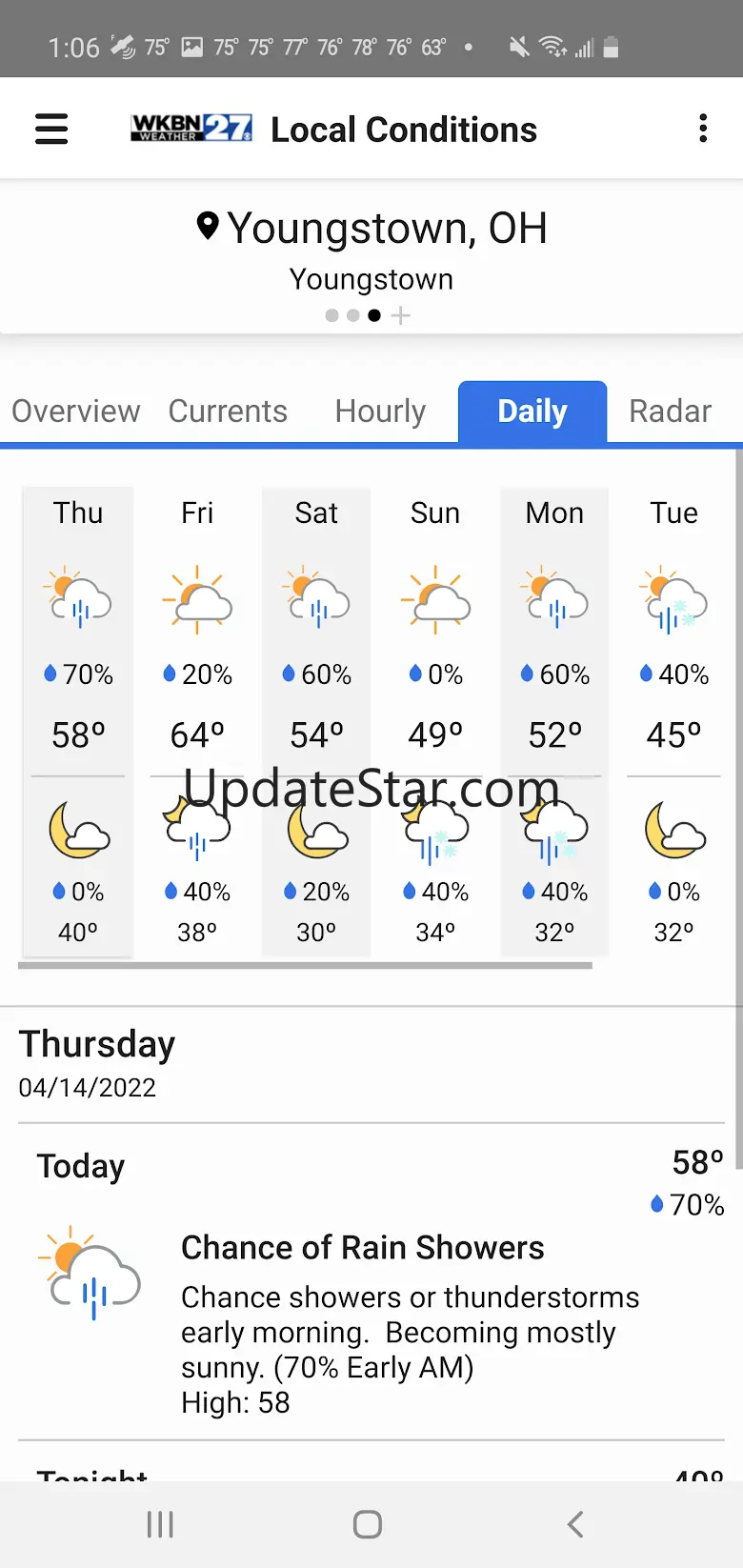 WKBN 27 Weather - Youngstown 6.9.1