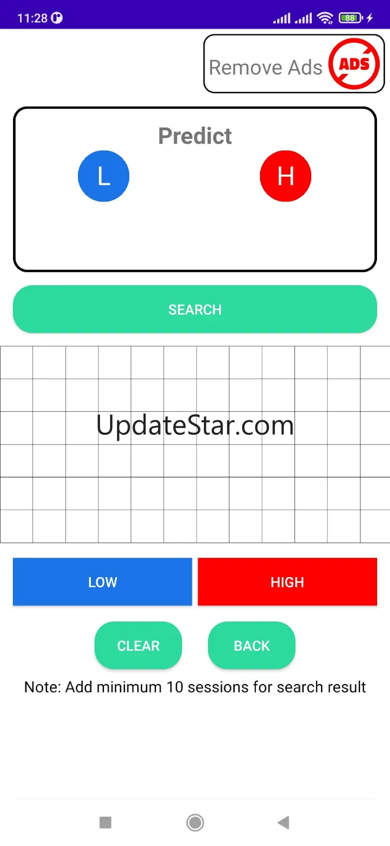 High - Low Predict Tool 2.13