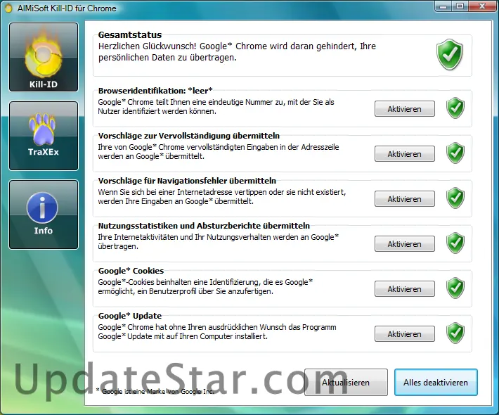 Kill-ID für Chrome 1.2.7