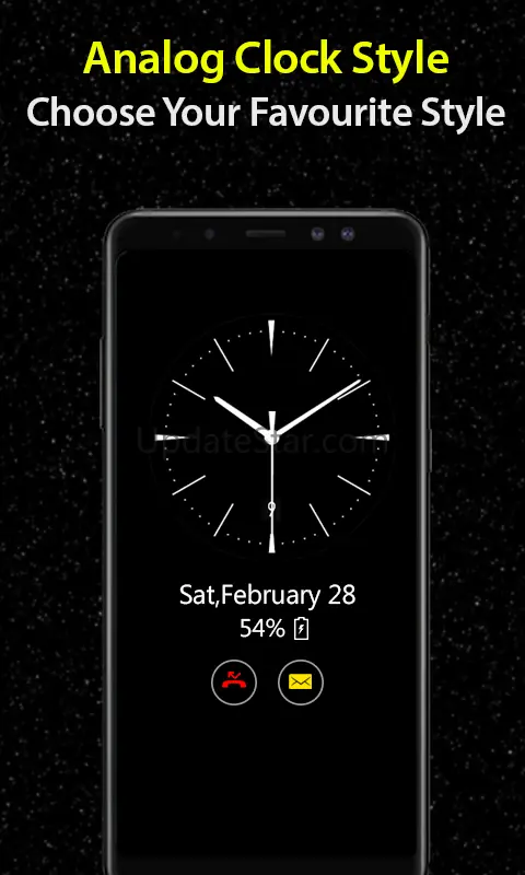 Time Clock on Screen-Always On 1.8
