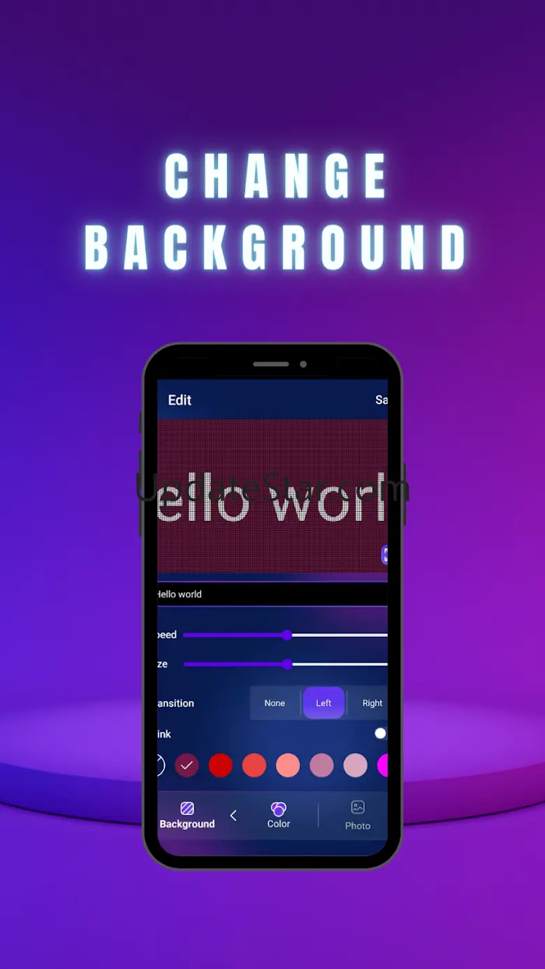 LED Text Scroll Banner