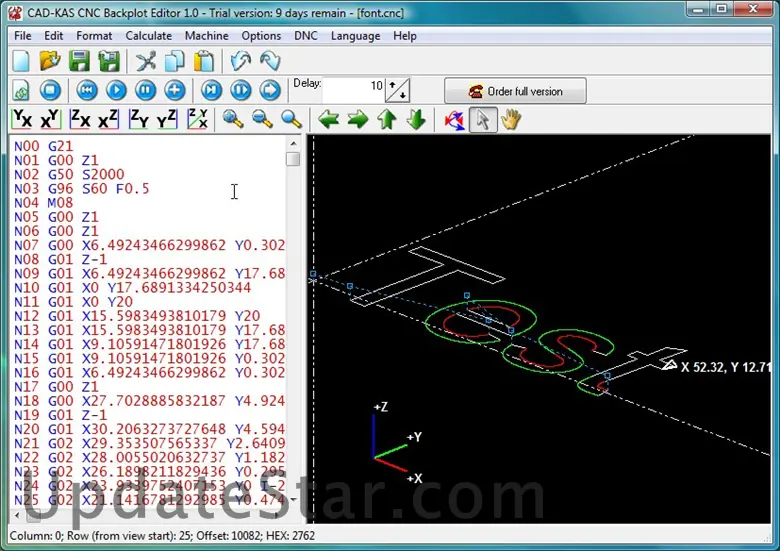 CNC Backplot Editor 1.0