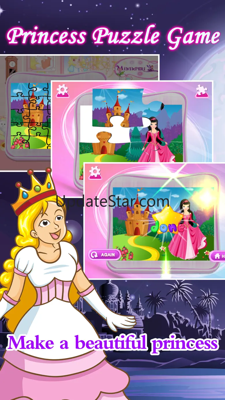 Princess Pony Jigsaw Puzzles Kids & Toddlers Games 1.0