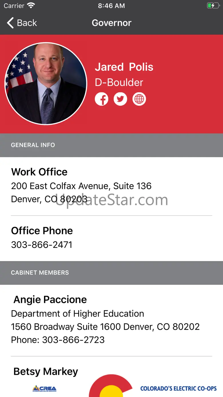 Colorado Legislative Directory 3.0.7