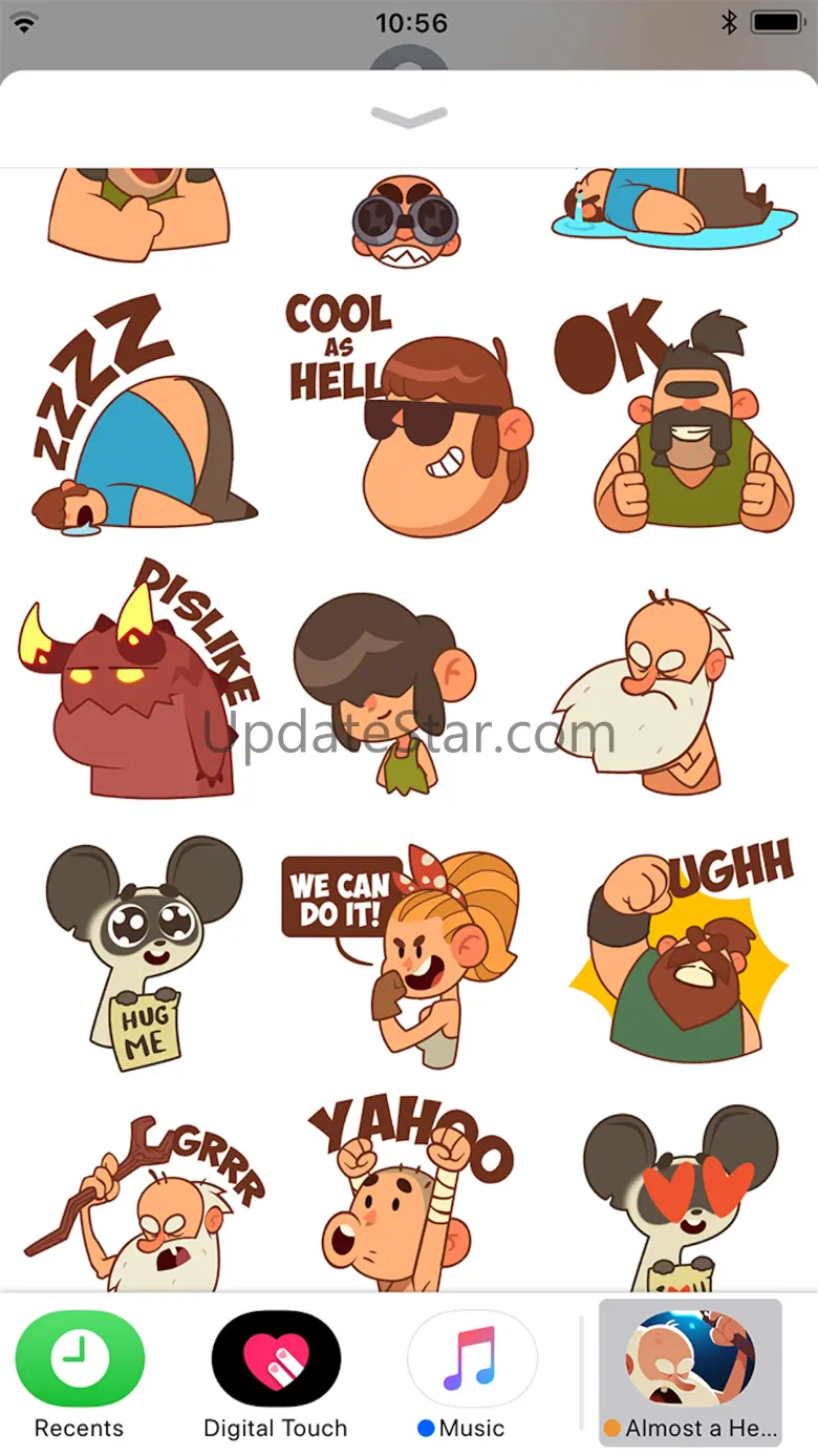 Almost a Hero Stickers 1.1