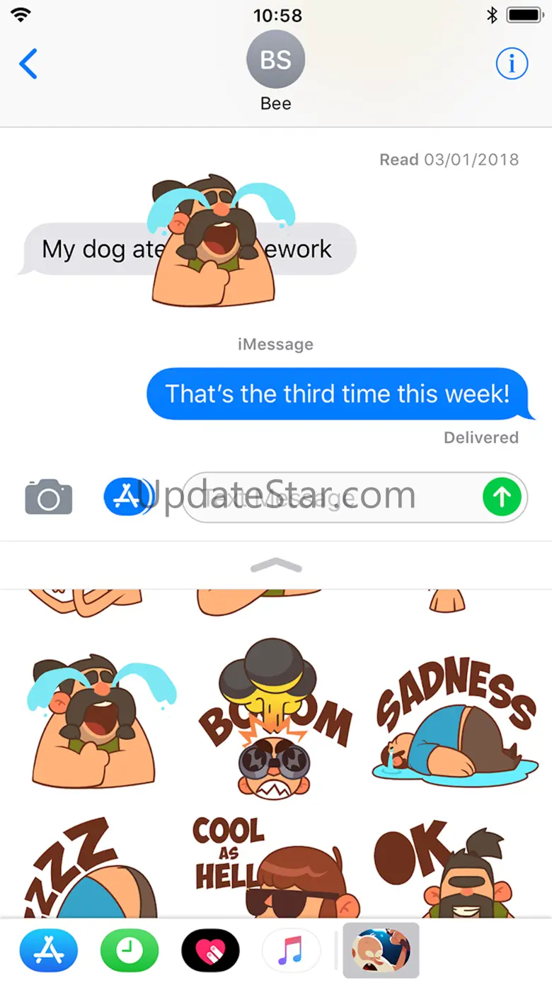 Almost a Hero Stickers 1.1