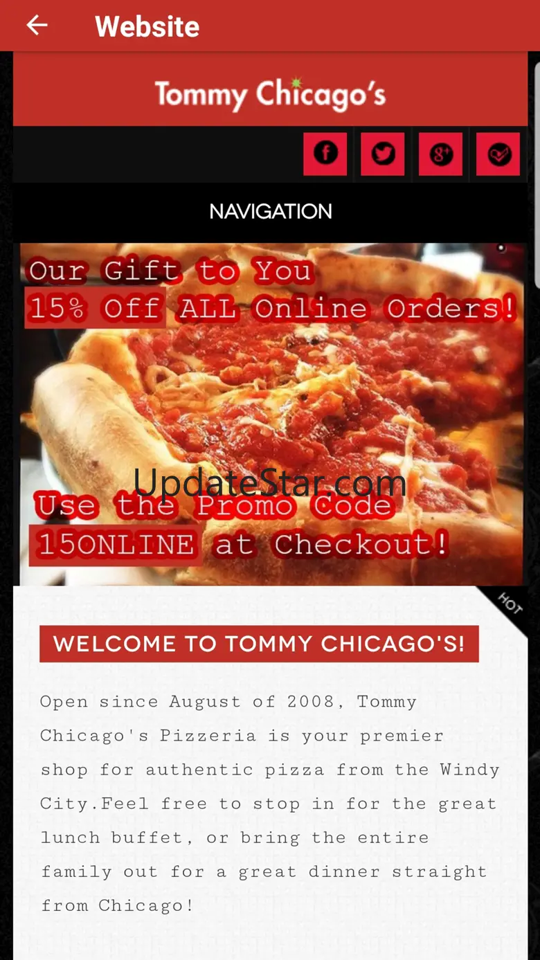 Tommy Chicagos Pizza 1.3