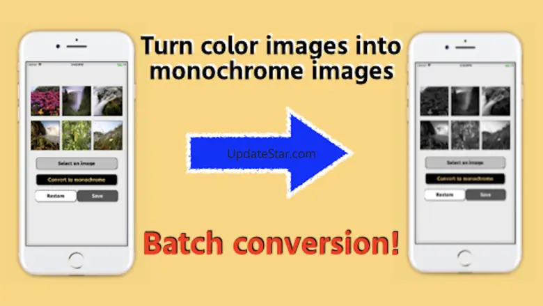 Convert images to monochrome 1.0.5