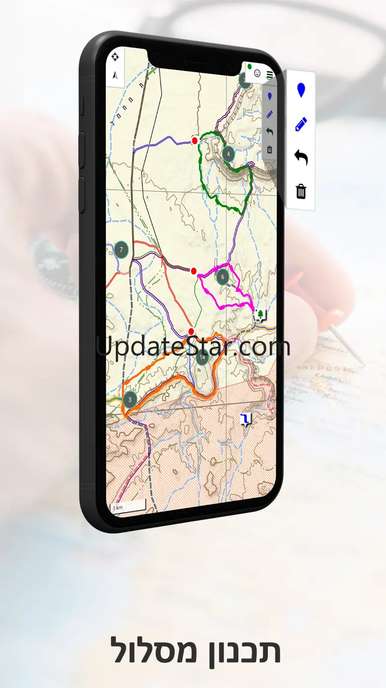Israel Hiking Map 9.20.565