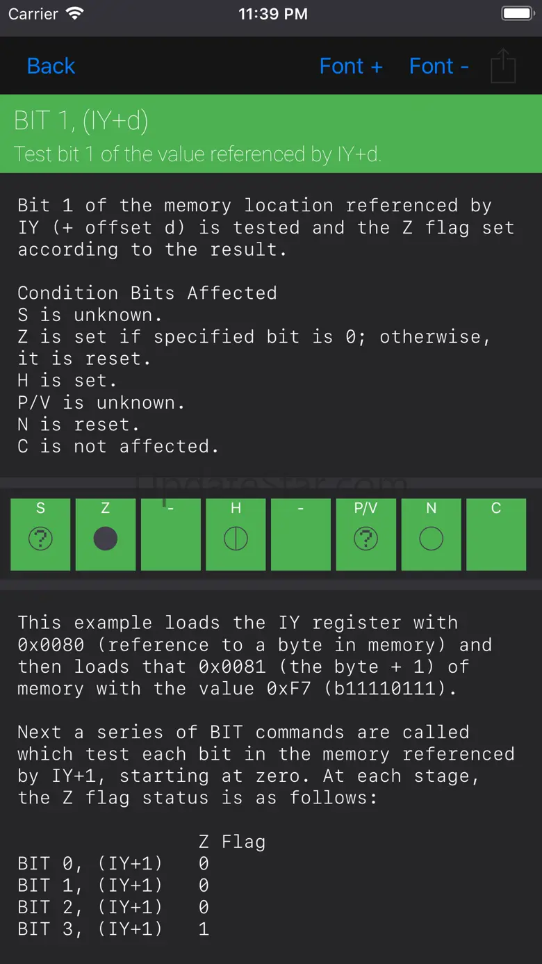 Z80 Reference 1.0.4