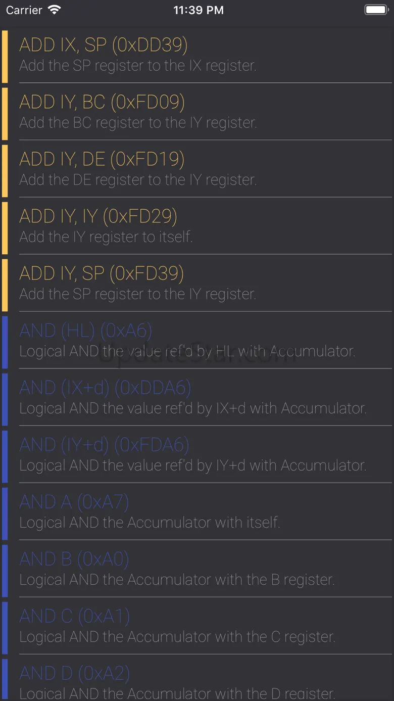Z80 Reference 1.0.4