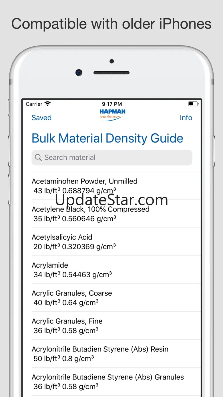 Bulk Material Density Guide 1.1.3