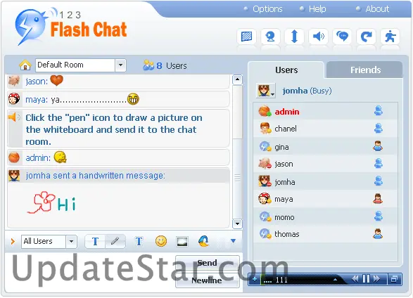 123 Flash Chat Linux Server Software 10.0