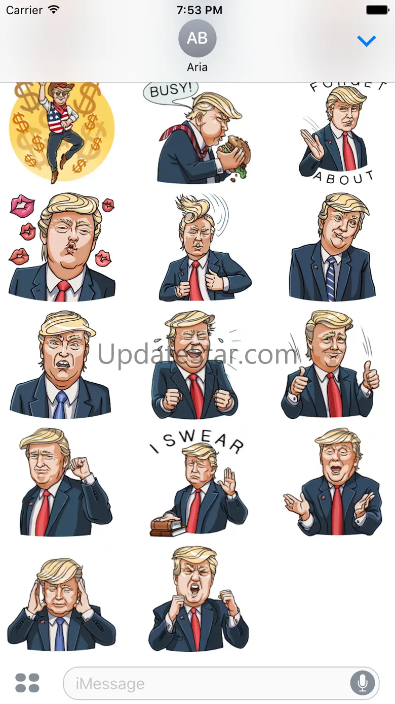 Funny Donald Trump Emoji 1.0