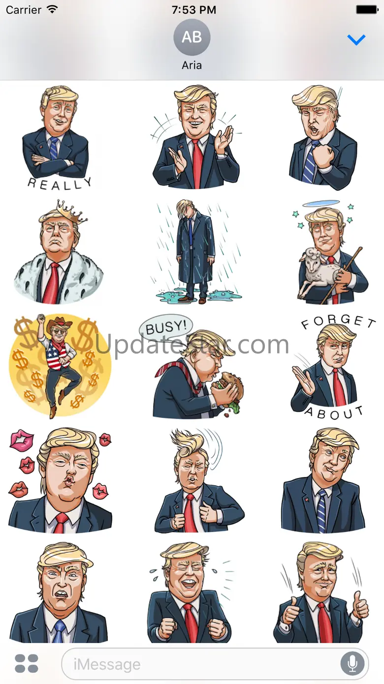 Funny Donald Trump Emoji 1.0
