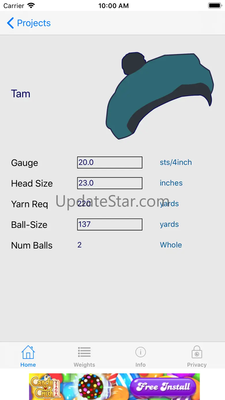 Knitting Yarn Calc 1.4