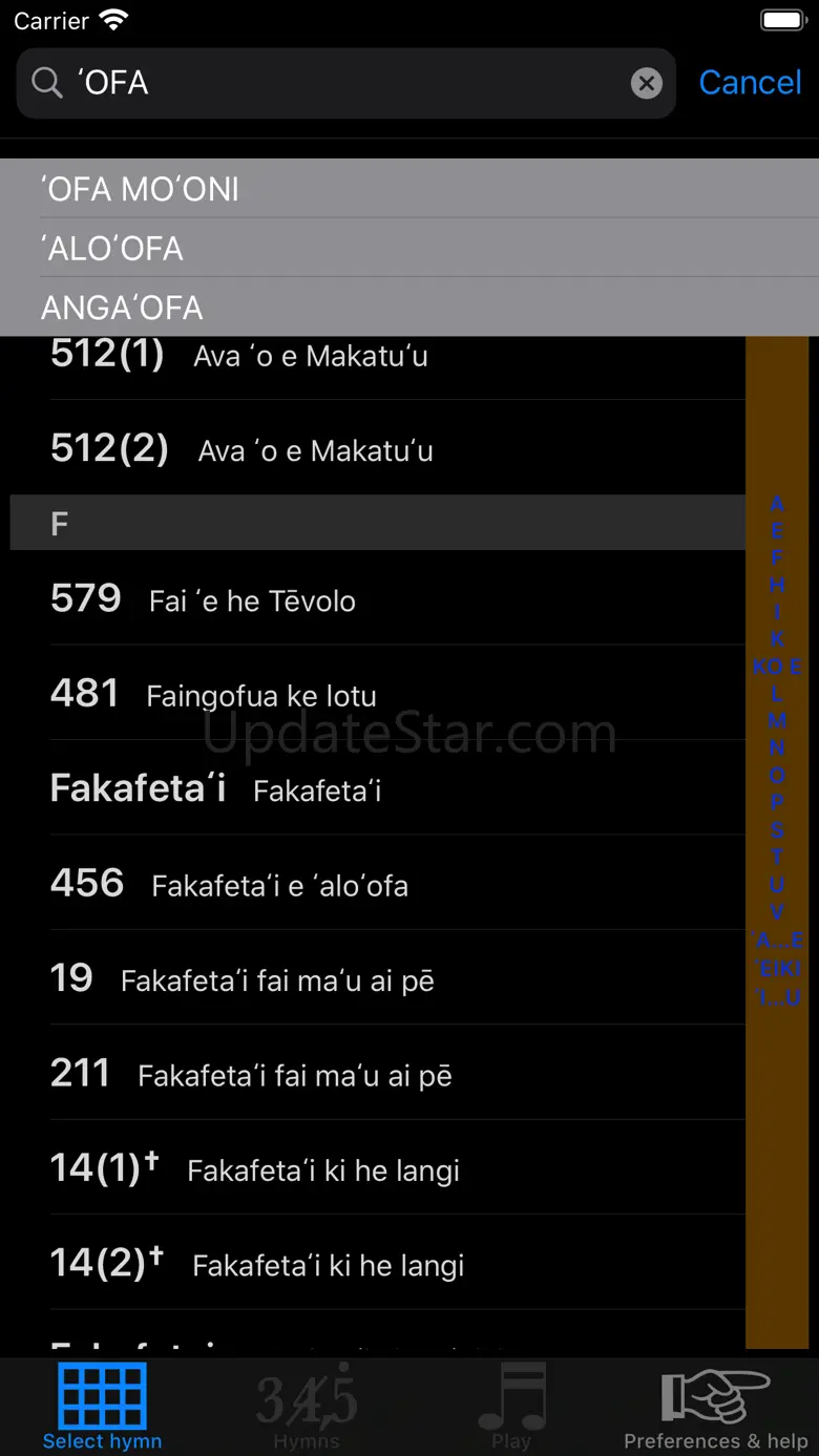Tongan hymns FWC 2.0