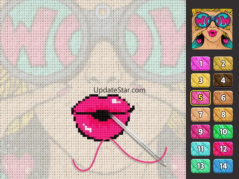 Cross Stitch: Color by Number 2.11.9