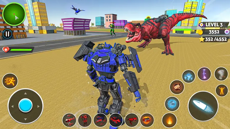 Dino Transform Robot Games 9.3