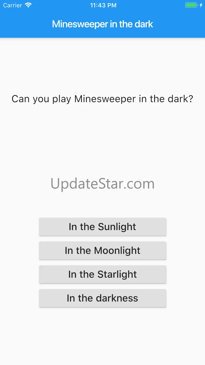 Minesweeper in the dark 1.0.0