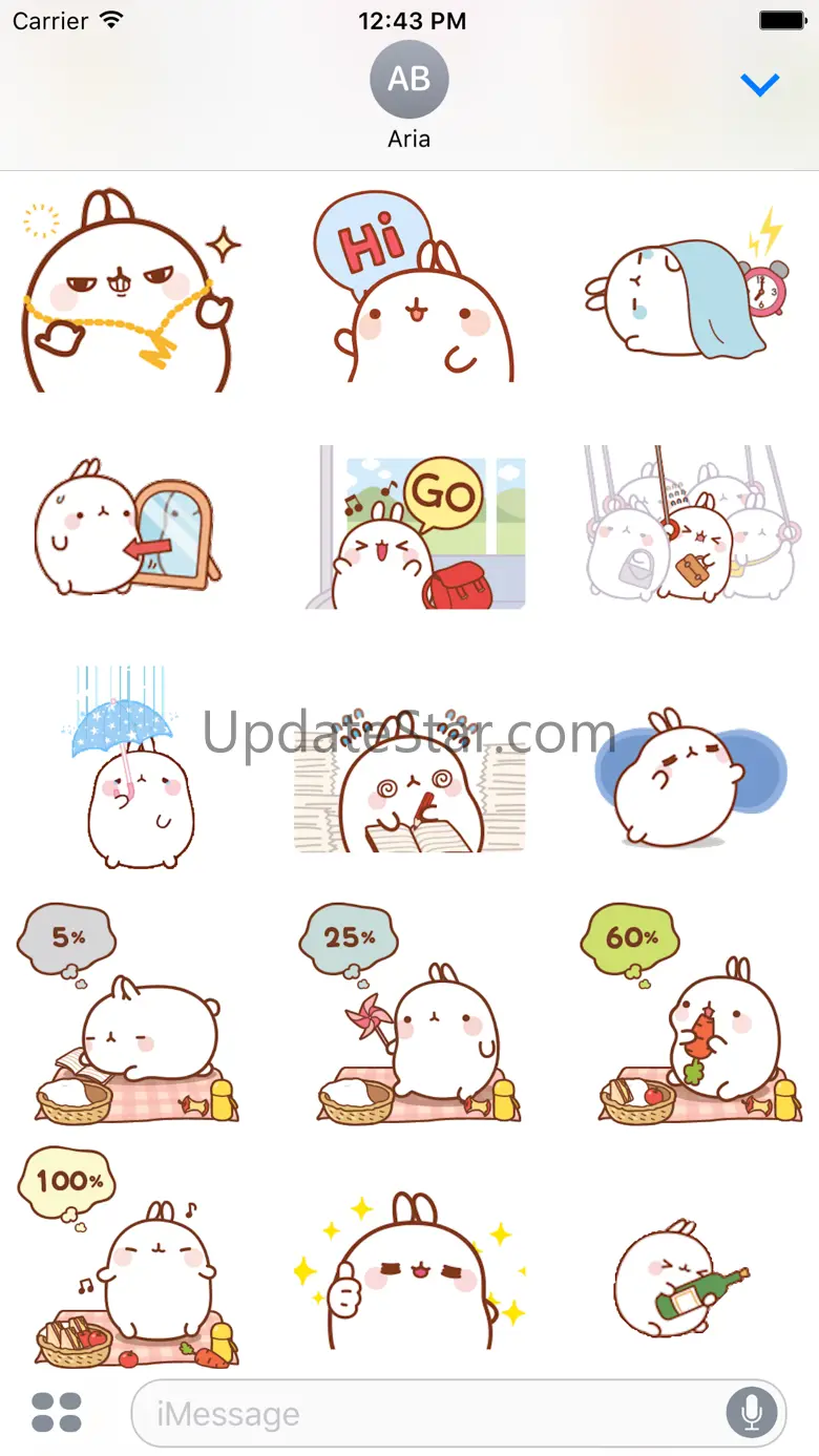 Animated Cute Molang Rabbit 1.0