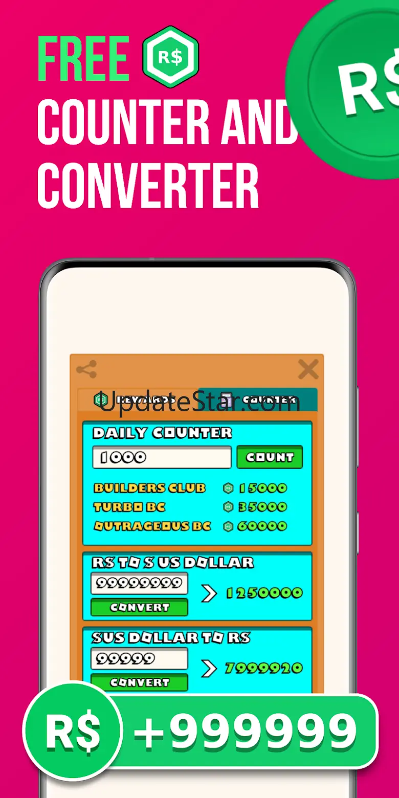 Get Robux and RBX Counter
