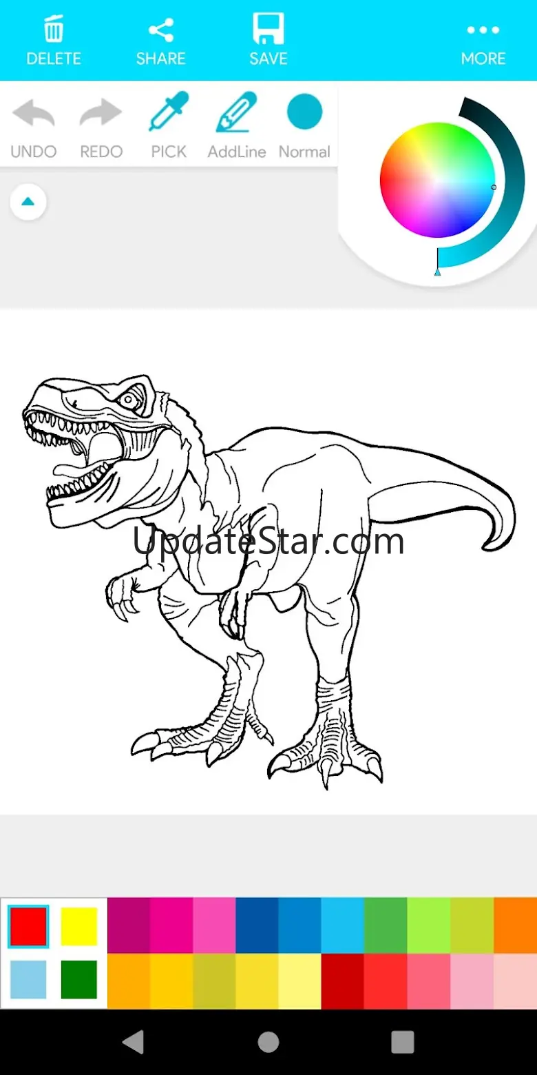 Coloring dinosaurs 8.0