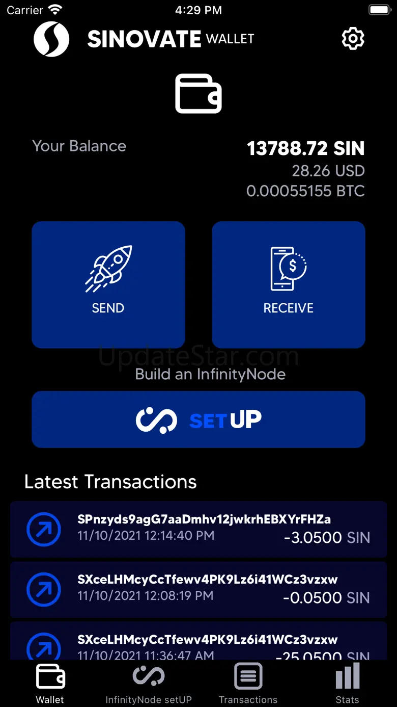 SINOVATE Wallet 2.4.2