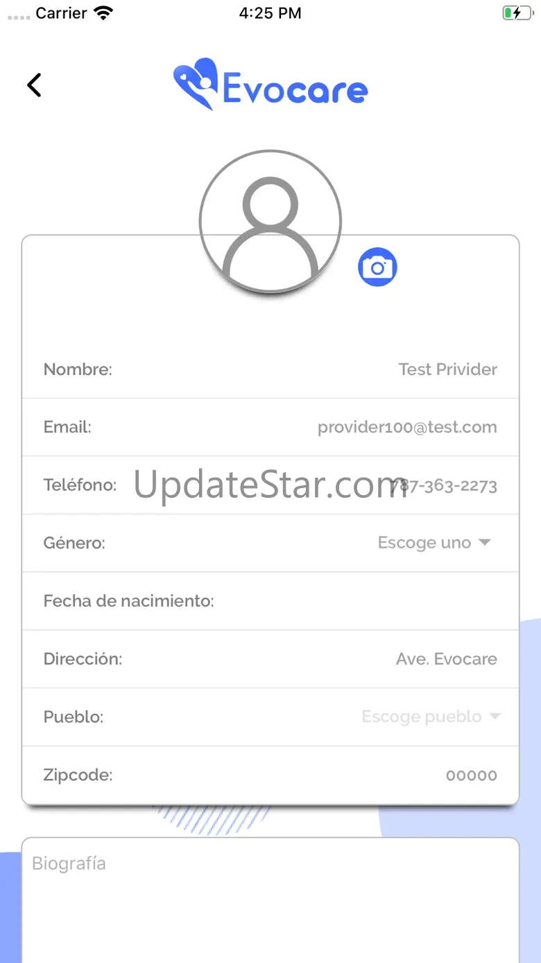 Evocare Provider 1.2
