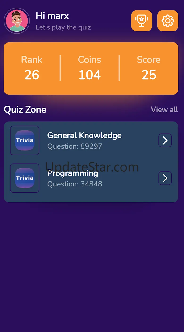Trivia Quiz app AI quizzes 2.2.20