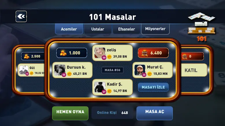 101 Okey Oyna - Sesli Muhabbet 1.0.13