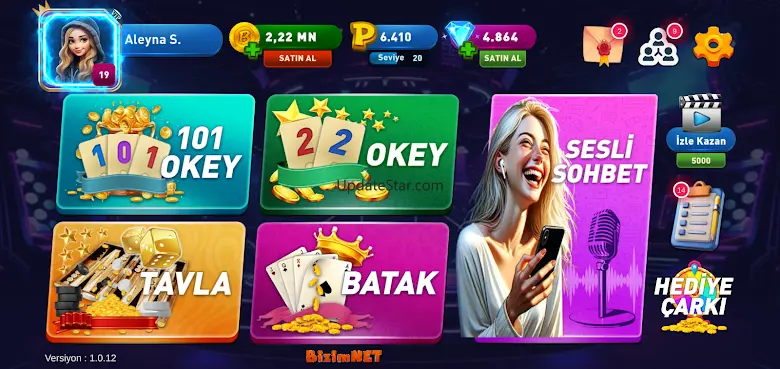 101 Okey Oyna - Sesli Muhabbet 1.0.13
