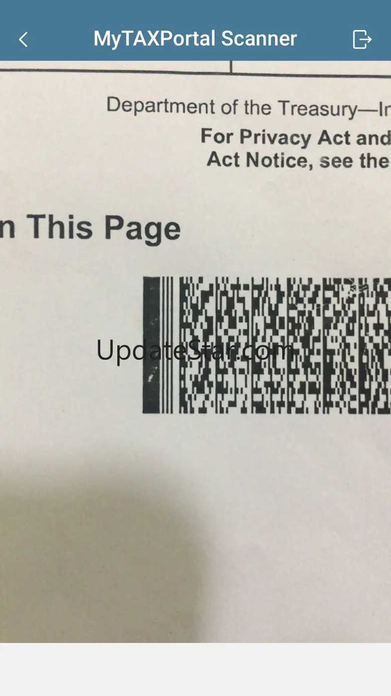 MyTAXPortal Scanner 1.0