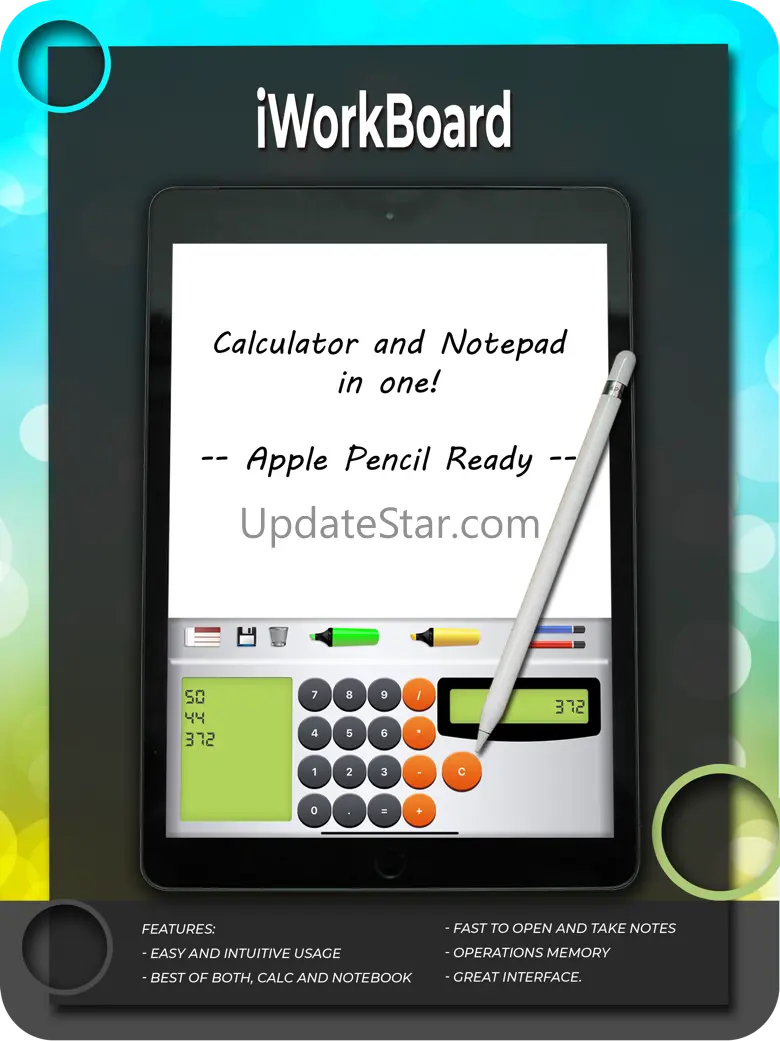 iWorkBoard - Calc & Whiteboard 1.0.81